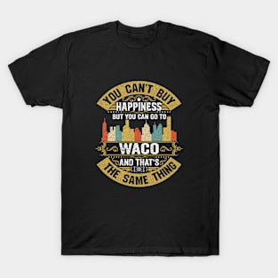 Waco City Texas State USA Flag Native American T-Shirt